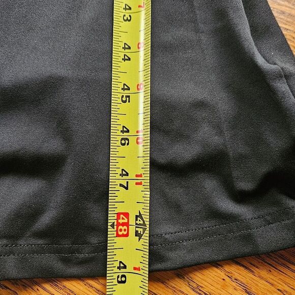 Commense Black Silky Mini Dress NWT Sz S Adjustable Straps Lined Elegant Fit - Picture 9 of 10